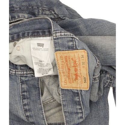 Levi's 569 Men Blue Straight Loose Jeans W32 L31