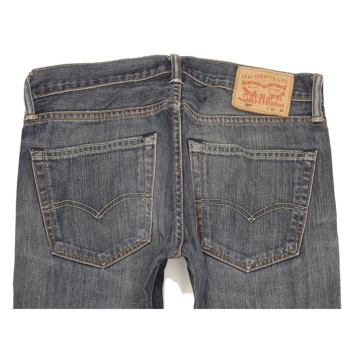 Levi's 527 Men Blue Bootcut Slim Jeans W31 L34