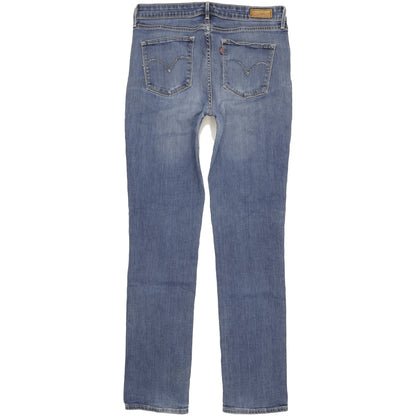 Levi's Demi Curve Women Blue Straight Classic Stretch Jeans W32 L33