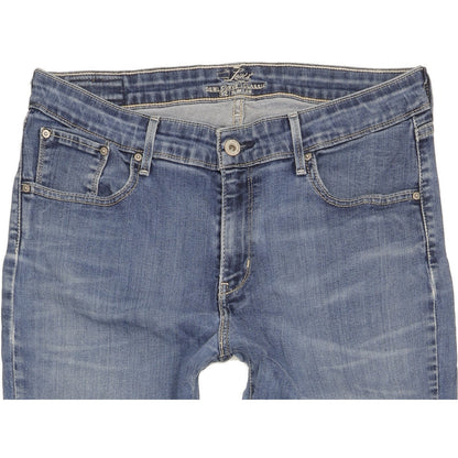 Levi's Demi Curve Women Blue Straight Classic Stretch Jeans W32 L33