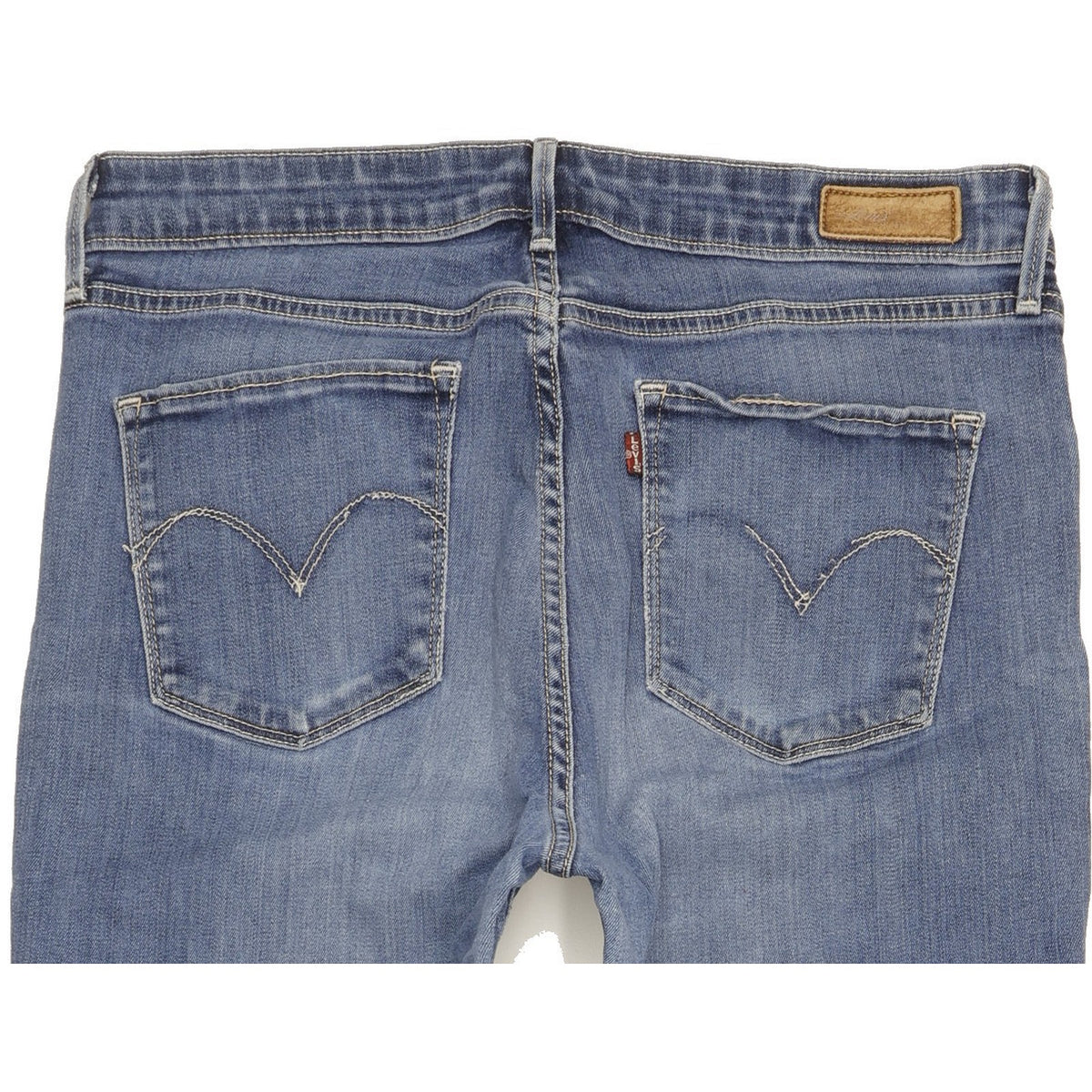 Levi's Demi Curve Women Blue Straight Classic Stretch Jeans W32 L33