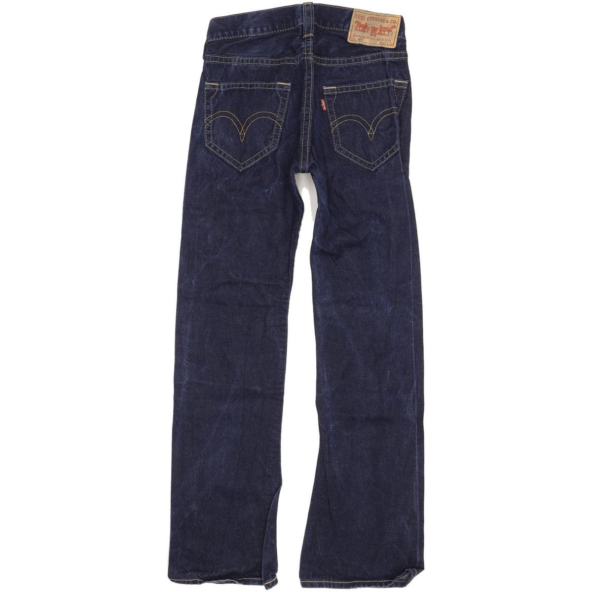 Levi's 907 Men Blue Bootcut Slim Jeans W29 L33