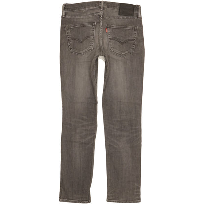 Levi's 511 Men Grey Straight Slim Stretch Jeans W32 L32