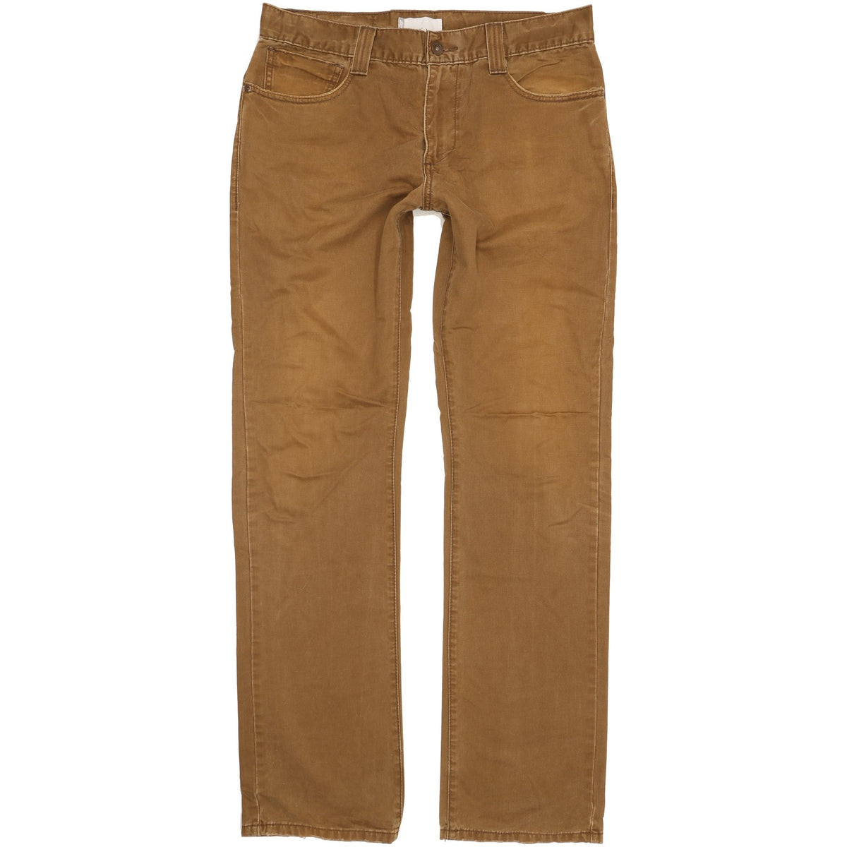 Levi's Men Brown Straight Slim Jeans W34 L34