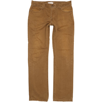 Levi's Men Brown Straight Slim Jeans W34 L34