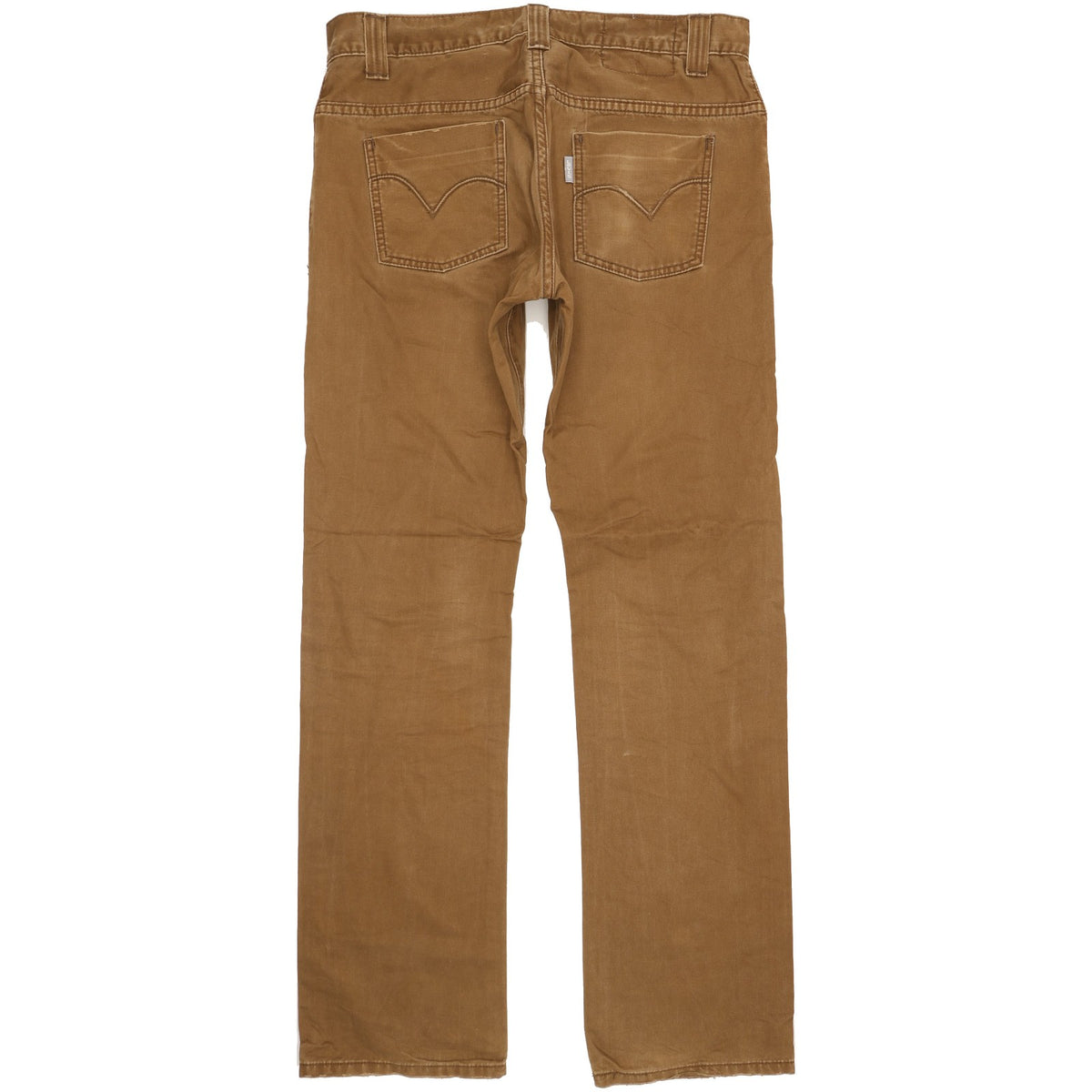 Levi's Men Brown Straight Slim Jeans W34 L34