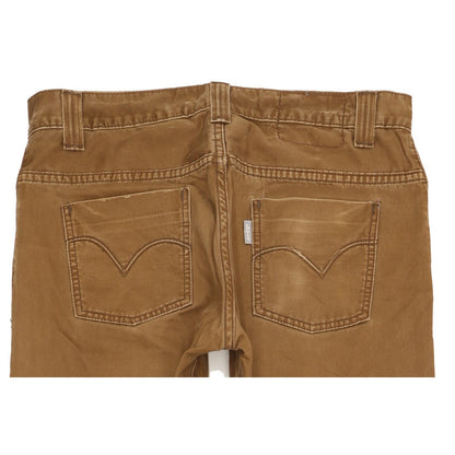 Levi's Men Brown Straight Slim Jeans W34 L34
