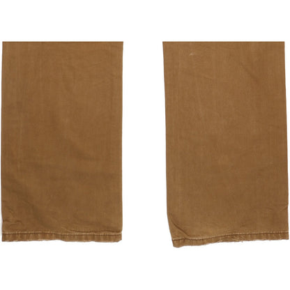 Levi's Men Brown Straight Slim Jeans W34 L34