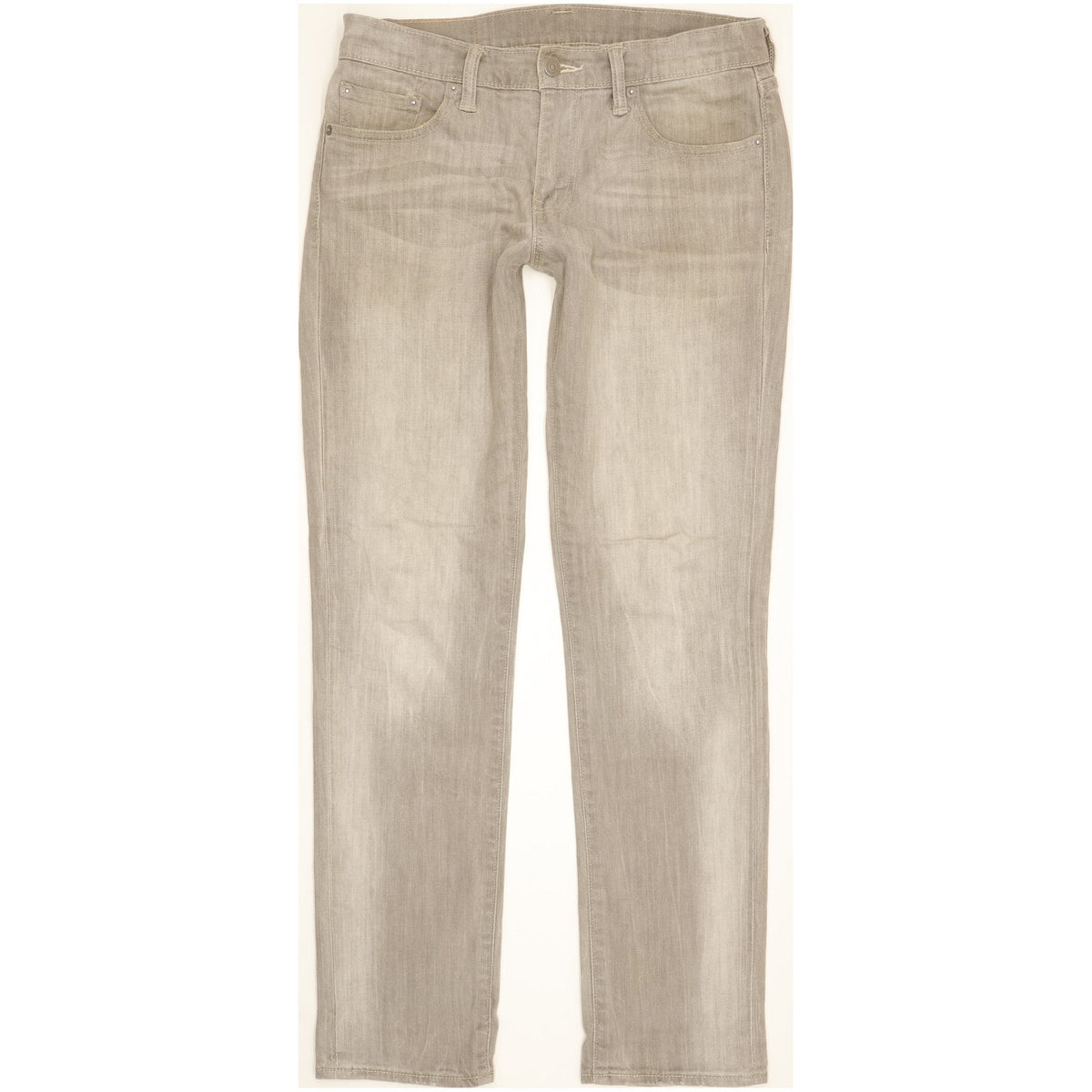 Levi's 511 Men Grey Straight Slim Stretch Jeans W29 L31