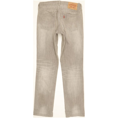 Levi's 511 Men Grey Straight Slim Stretch Jeans W29 L31