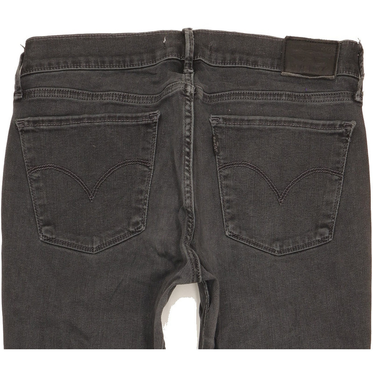 Levi's 710 Super Women Black Skinny Slim Stretch Jeans W29 L30