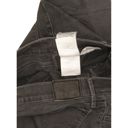 Levi's 710 Super Women Black Skinny Slim Stretch Jeans W29 L30
