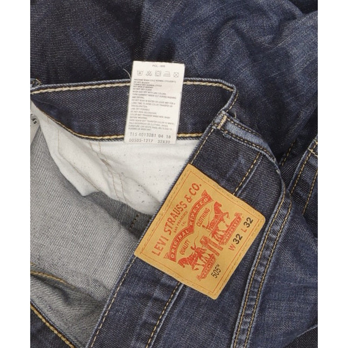 Levi's 505 Men Blue Straight Regular Jeans W32 L29