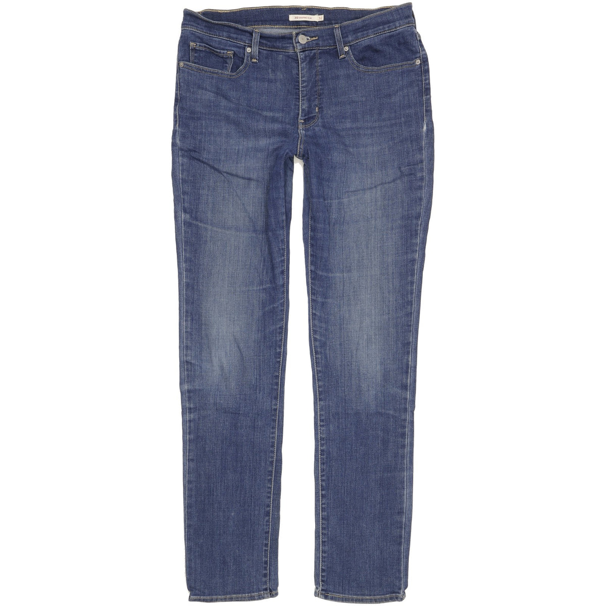 Levi's 312 Shaping Women Blue Straight Slim Stretch Jeans W32 L34