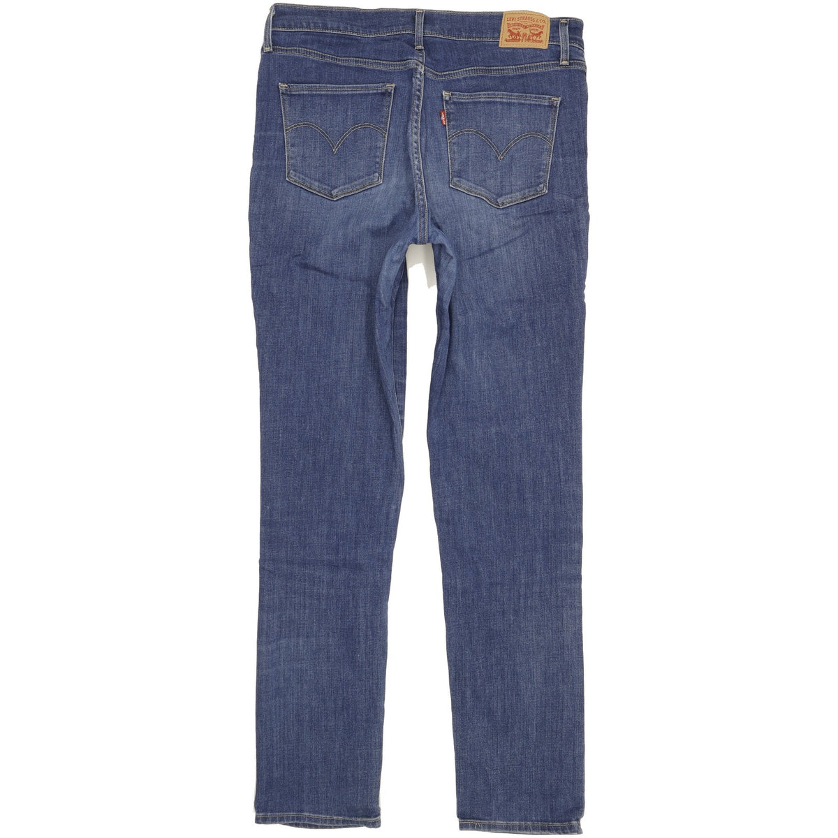 Levi's 312 Shaping Women Blue Straight Slim Stretch Jeans W32 L34