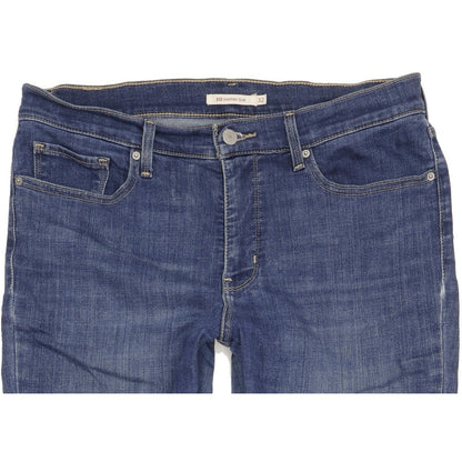 Levi's 312 Shaping Women Blue Straight Slim Stretch Jeans W32 L34
