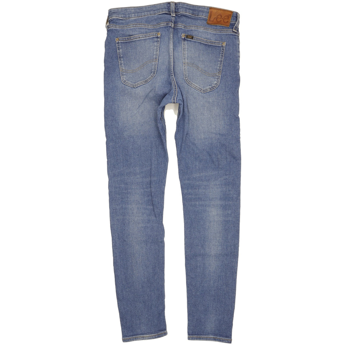 Lee Malone Men Blue Skinny Slim Stretch Jeans W34 L32