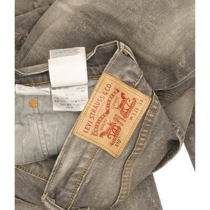 Levi's 510 Men Grey Skinny Slim Stretch Jeans W31 L32