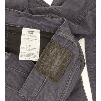 Levi's 510 Men Blue Skinny Slim Stretch Jeans W30 L30