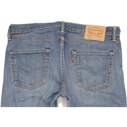 Levi's 504 Men Blue Straight Regular Stretch Jeans W34 L32