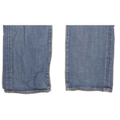 Levi's 504 Men Blue Straight Regular Stretch Jeans W34 L32