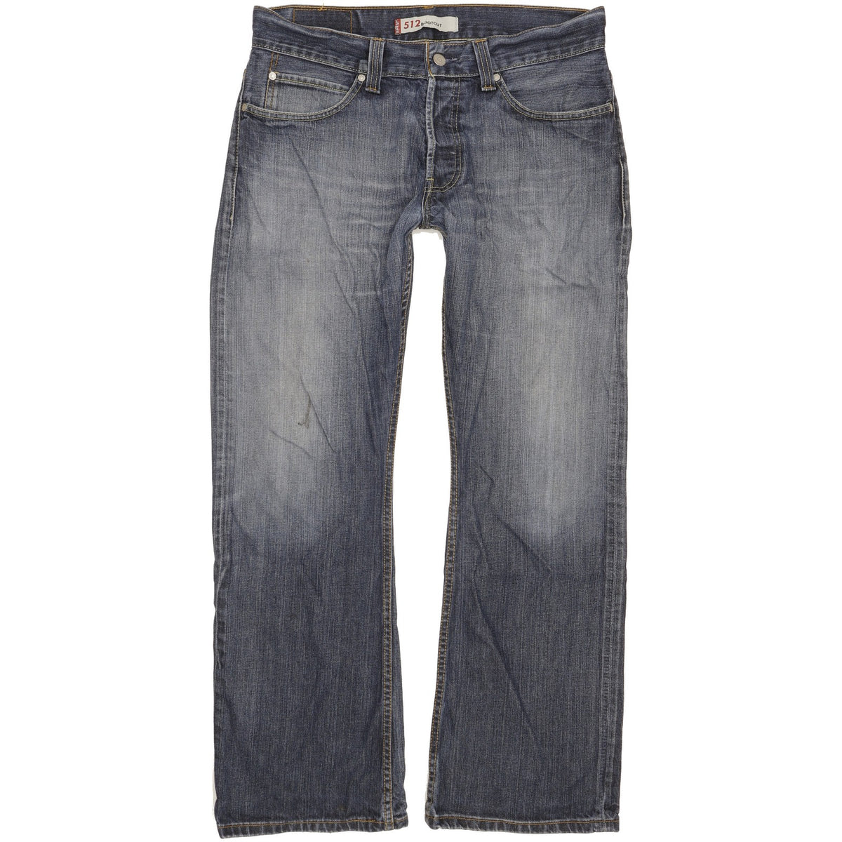 Levi's 512 Men Blue Bootcut Slim Jeans W34 L31