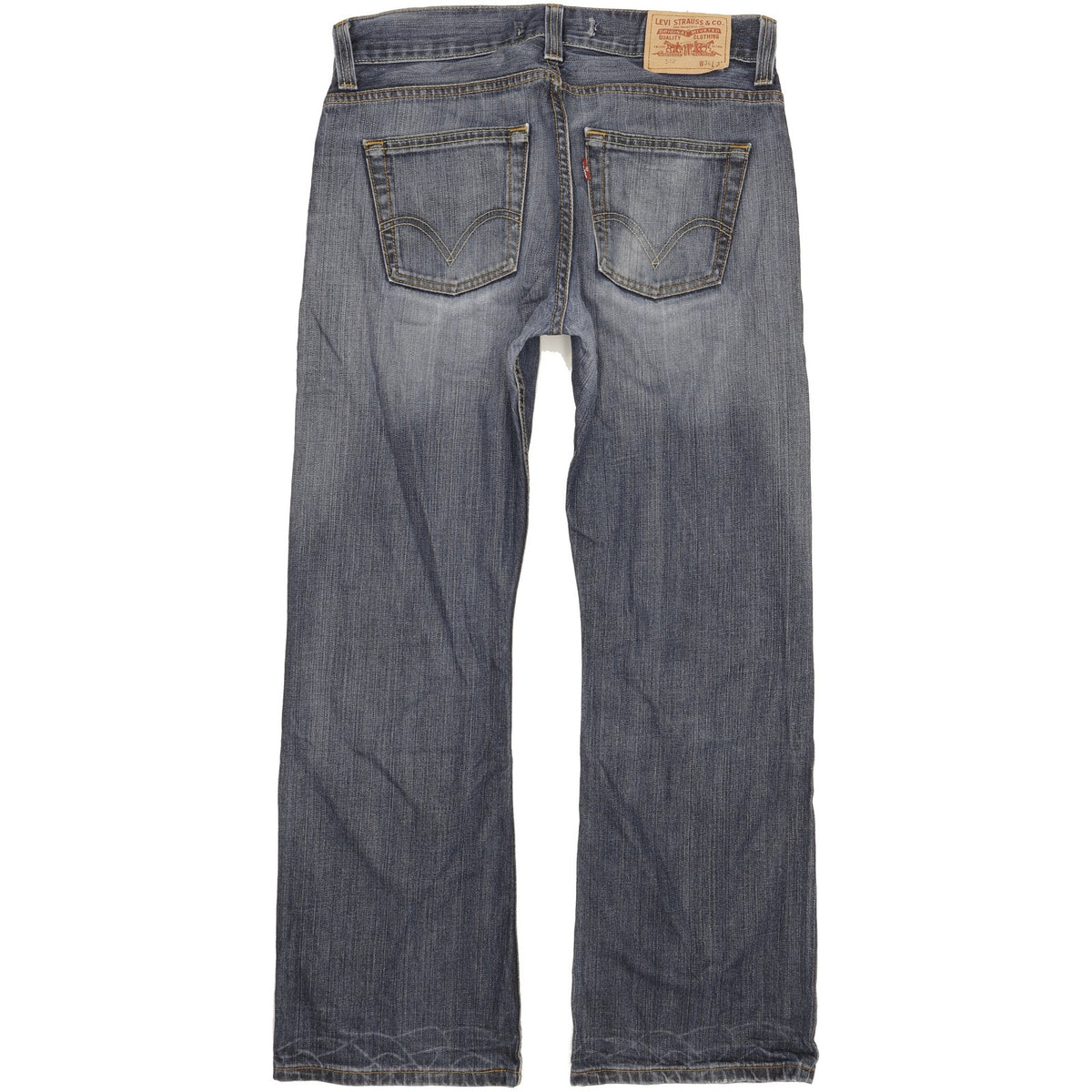 Levi's 512 Men Blue Bootcut Slim Jeans W34 L31