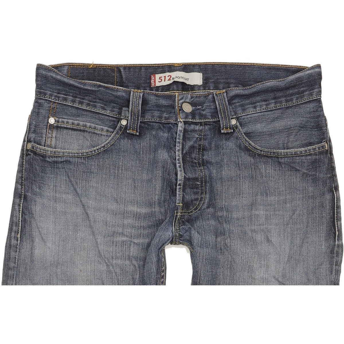 Levi's 512 Men Blue Bootcut Slim Jeans W34 L31