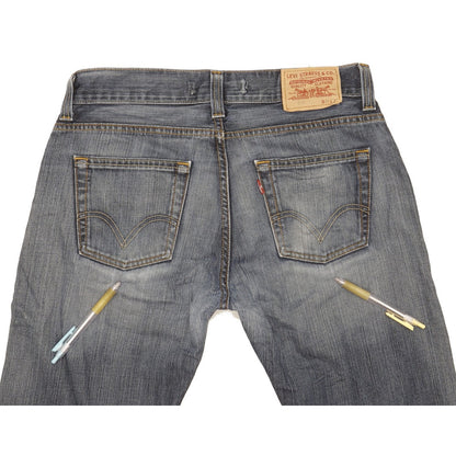 Levi's 512 Men Blue Bootcut Slim Jeans W34 L31