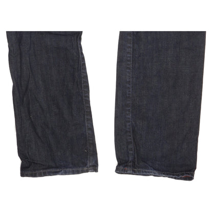 G-Star Structor Men Navy Straight Slim Jeans W36 L33