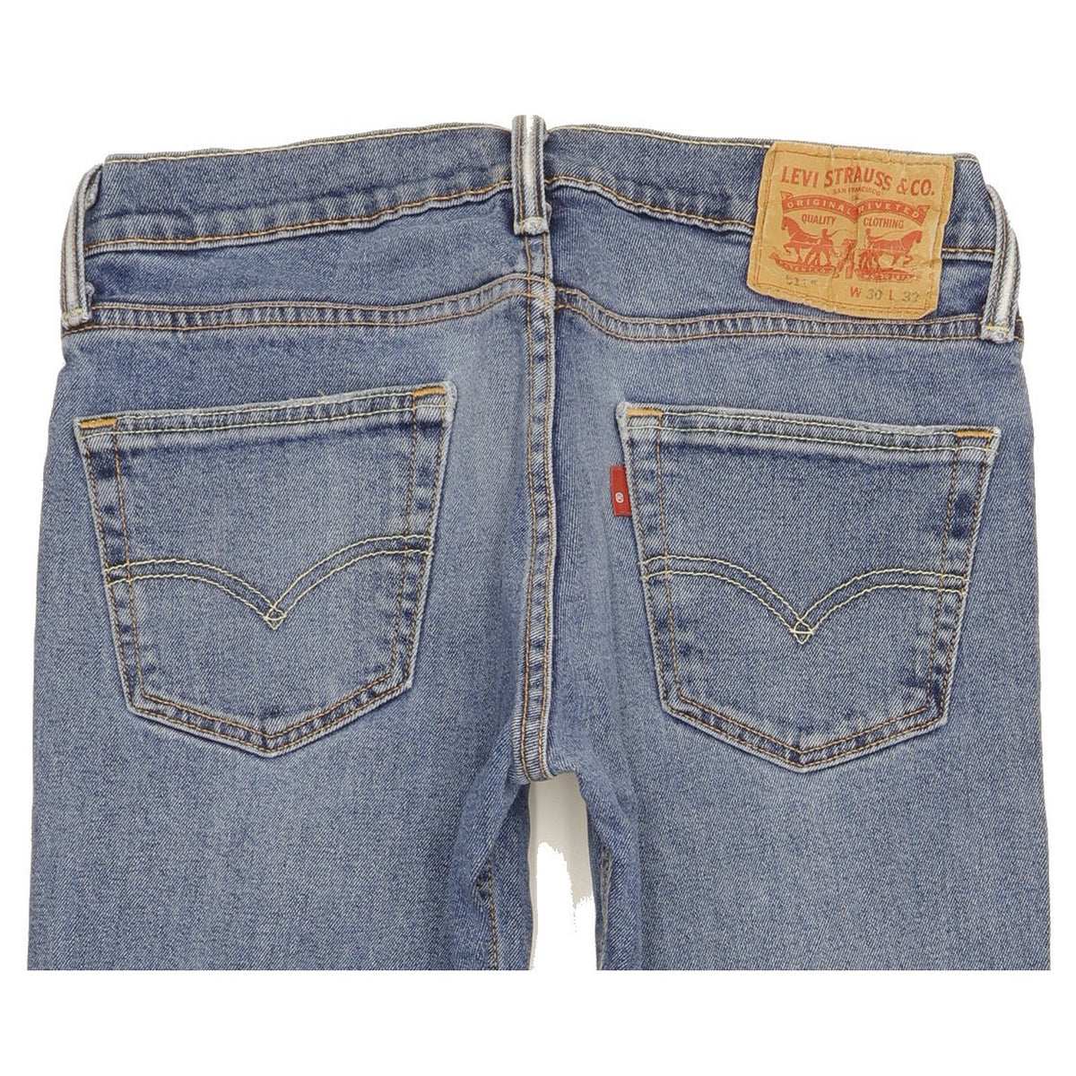 Levi's 511 Men Blue Straight Slim Stretch Jeans W30 L30