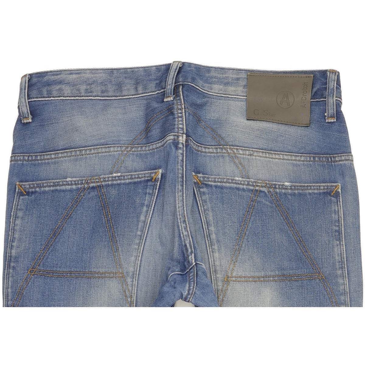 G-Star A Crotch Men Blue Tapered Slim Jeans W34 L32