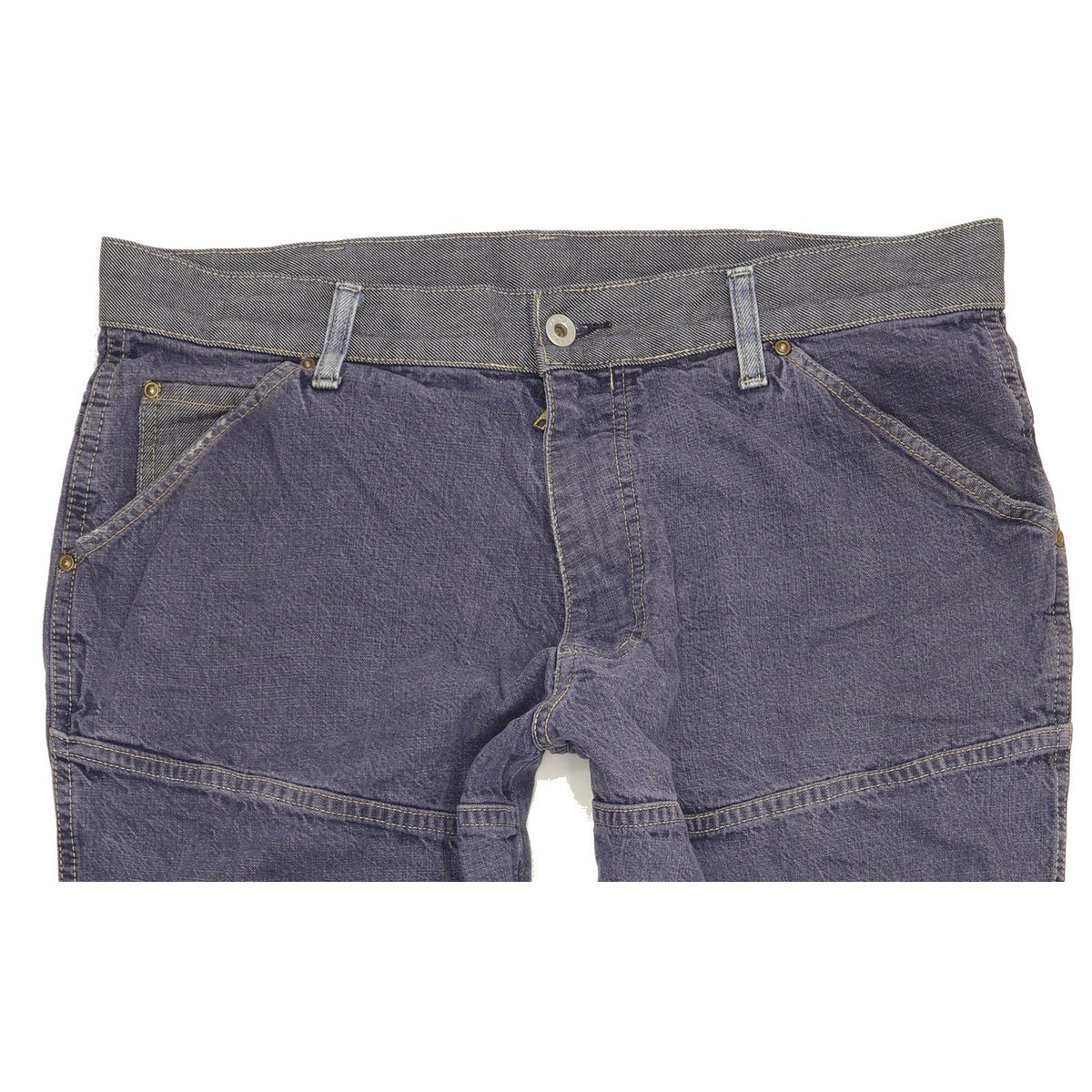 G-Star Elwood Men Blue Straight Regular Jeans W36 L34