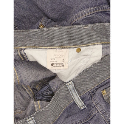 G-Star Elwood Men Blue Straight Regular Jeans W36 L34