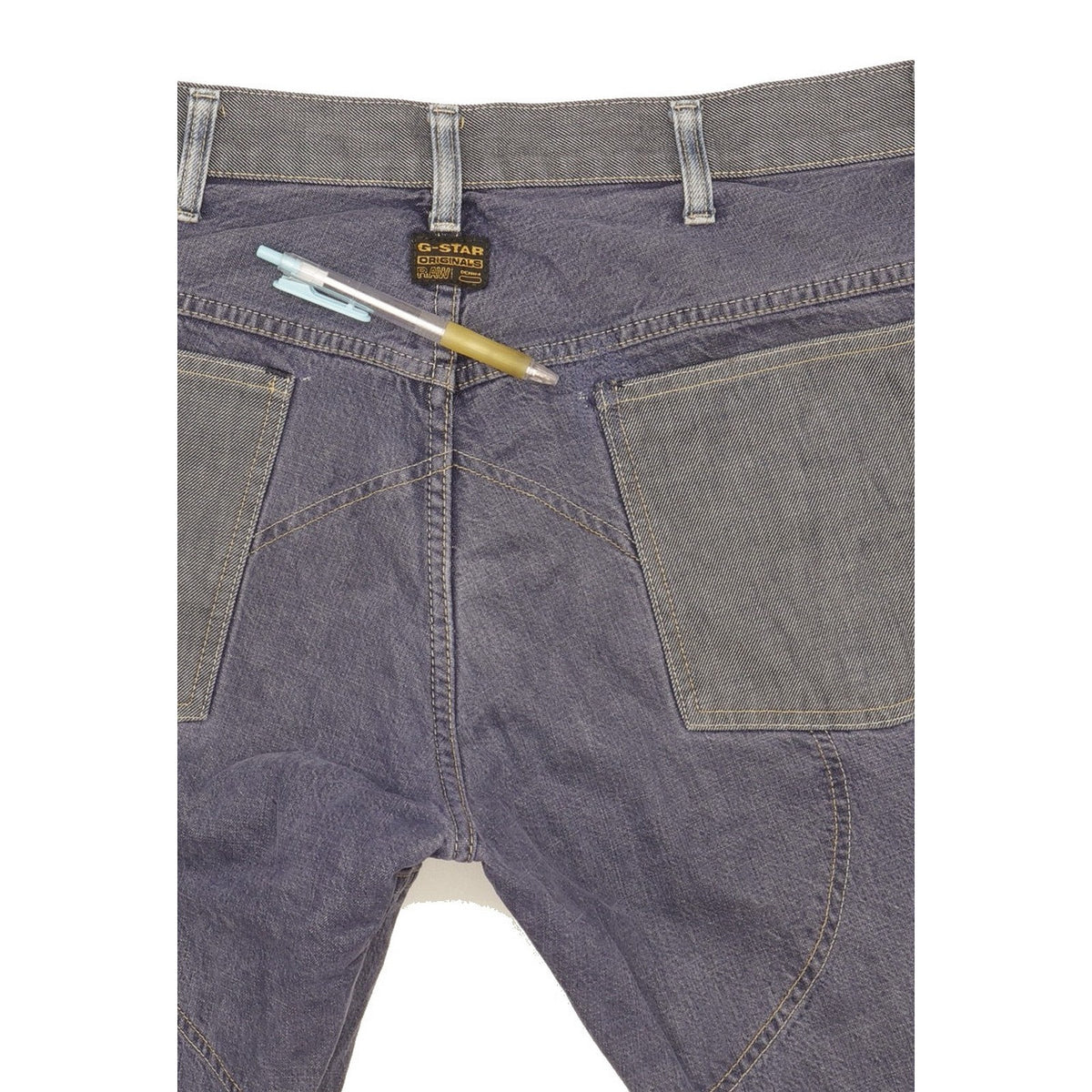 G-Star Elwood Men Blue Straight Regular Jeans W36 L34
