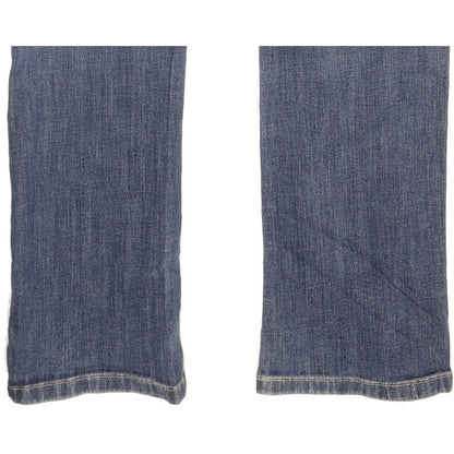 Levi's 504 Women Blue Straight Slim Stretch Jeans W28 L34