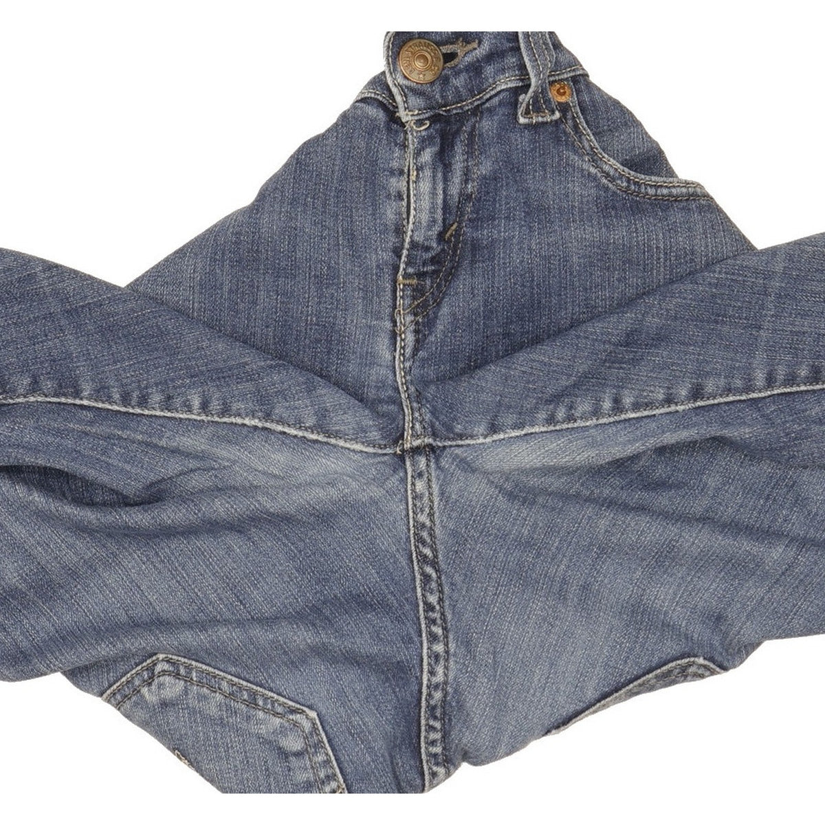 Levi's 504 Women Blue Straight Slim Stretch Jeans W28 L34