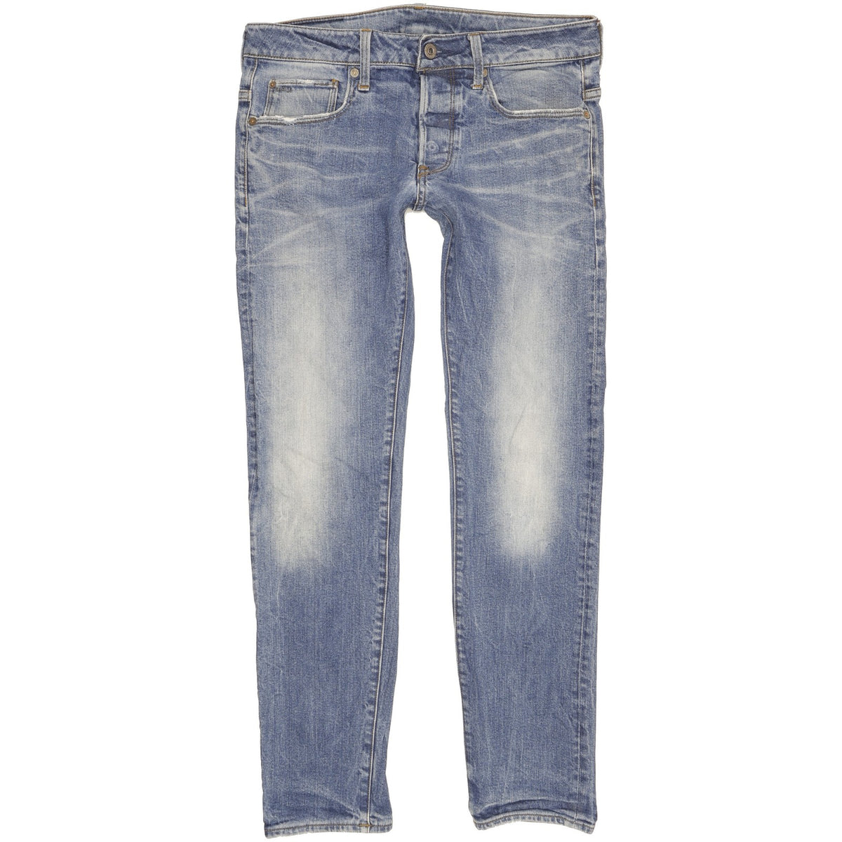 G-Star 3301 Men Blue Skinny Slim Stretch Jeans W31 L31