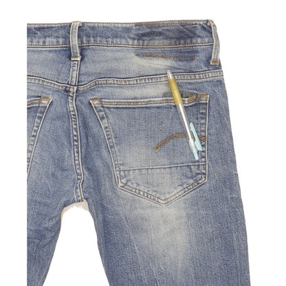 G-Star 3301 Men Blue Skinny Slim Stretch Jeans W31 L31