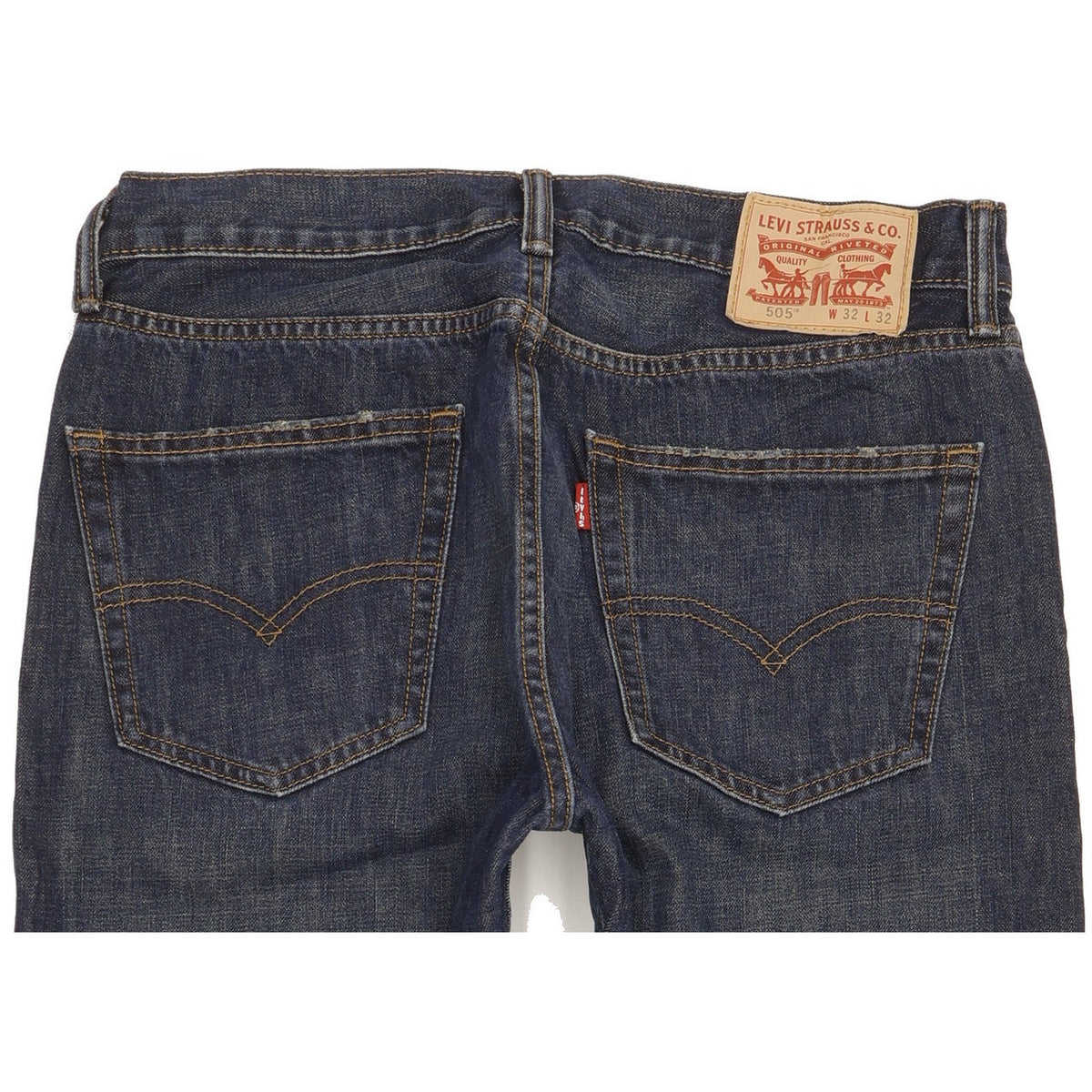 Levi's 505 Men Blue Straight Regular Jeans W32 L31
