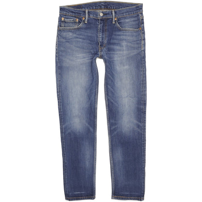 Levi's 502 Men Blue Tapered Regular Stretch Jeans W33 L29