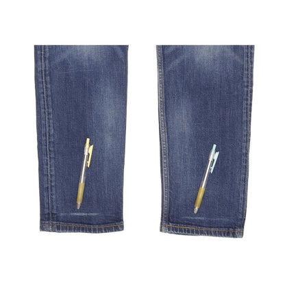 Levi's 502 Men Blue Tapered Regular Stretch Jeans W33 L29