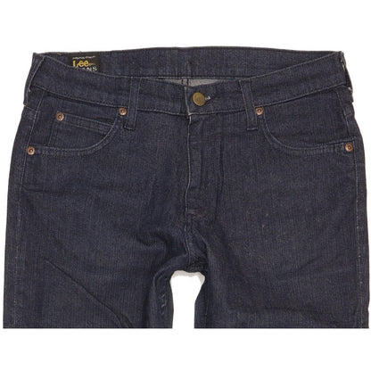 Lee Men Blue Straight Regular Stretch Jeans W30 L33