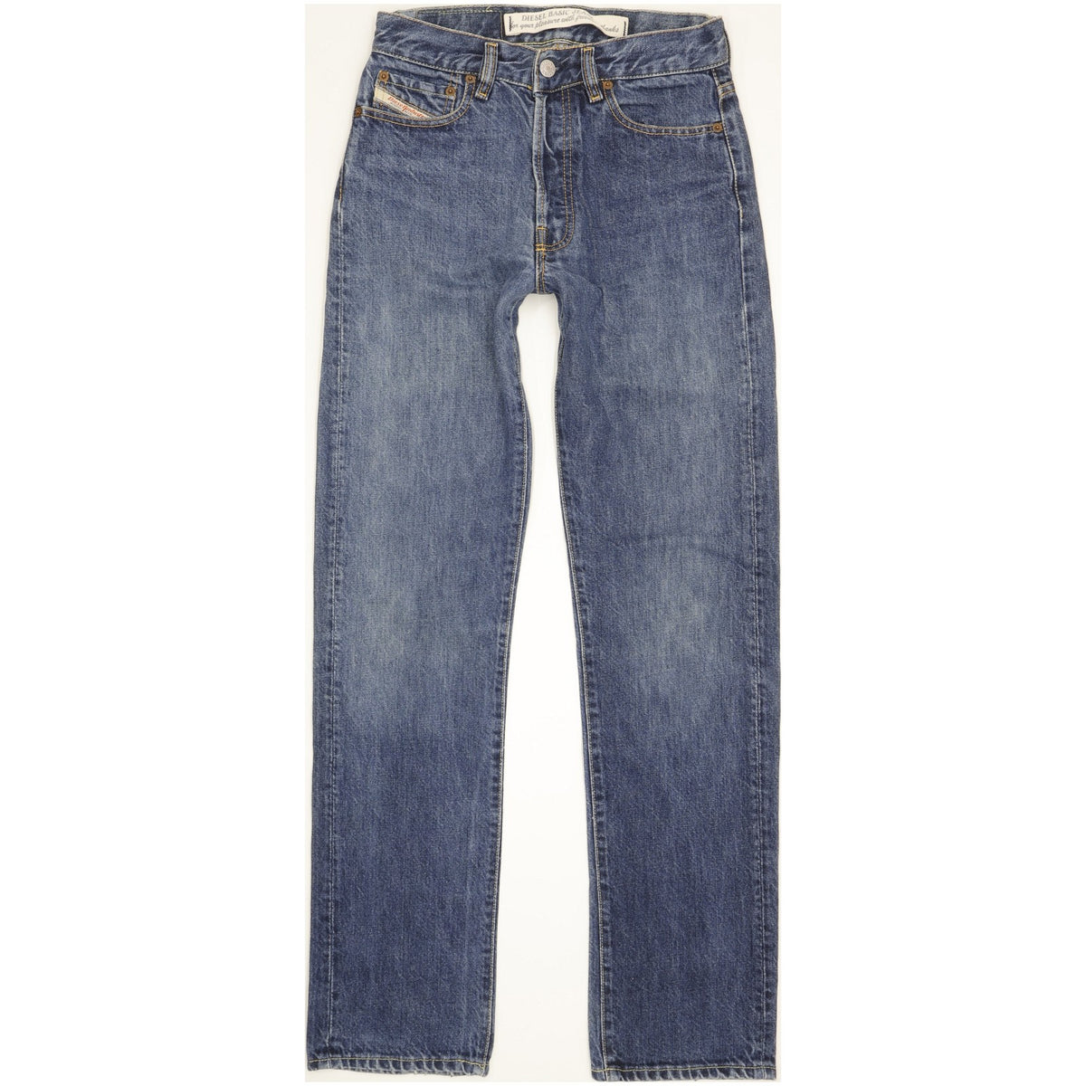 Diesel Men Blue Straight Slim Jeans W28 L31