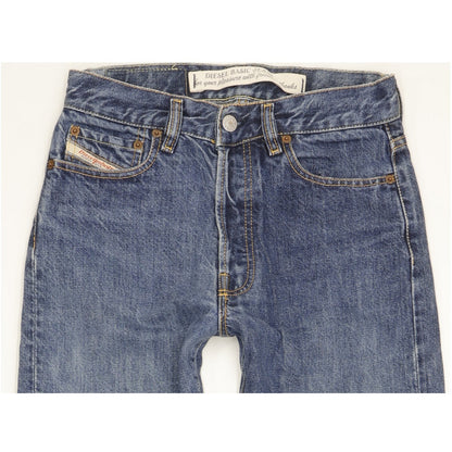 Diesel Men Blue Straight Slim Jeans W28 L31