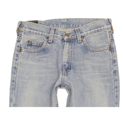 Lee Men Blue Straight Slim Jeans W28 L32