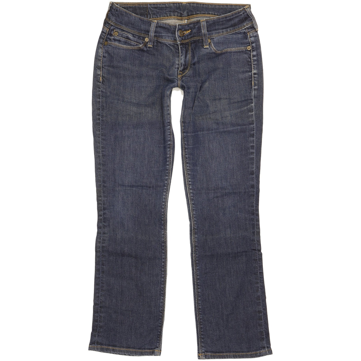 Levi's 470 Women Blue Straight Slim Stretch Jeans W29 L29