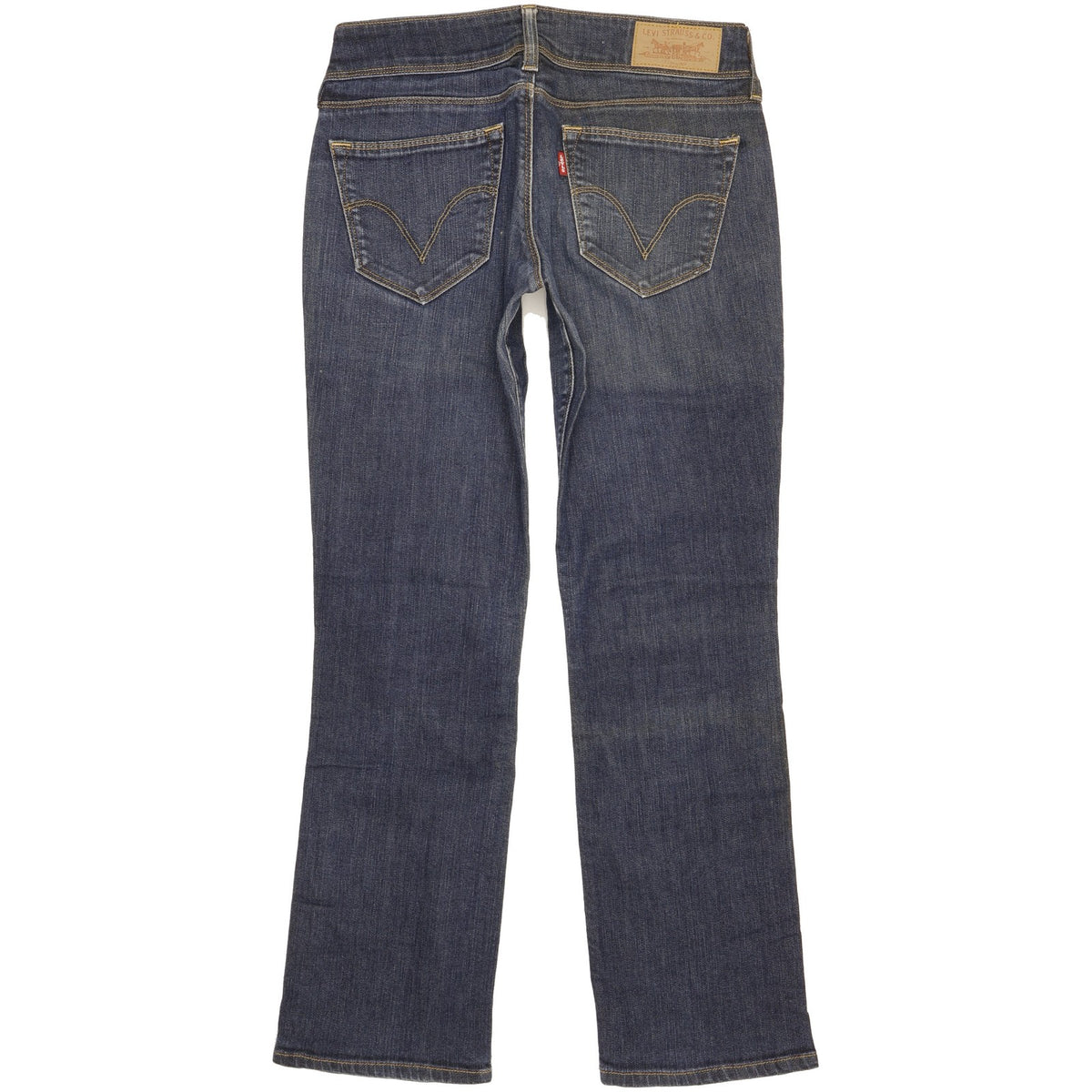 Levi's 470 Women Blue Straight Slim Stretch Jeans W29 L29
