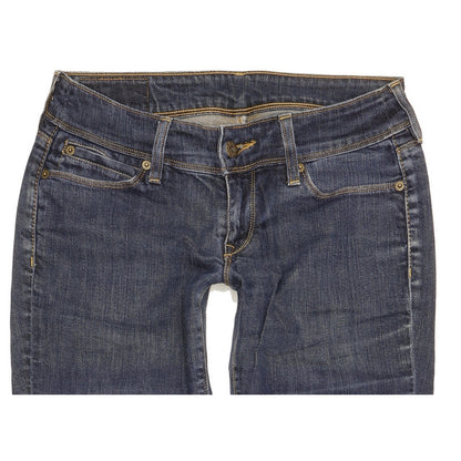 Levi's 470 Women Blue Straight Slim Stretch Jeans W29 L29