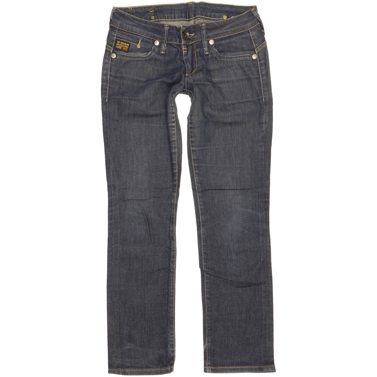 G-Star Midge Women Blue Straight Slim Stretch Jeans W29 L29